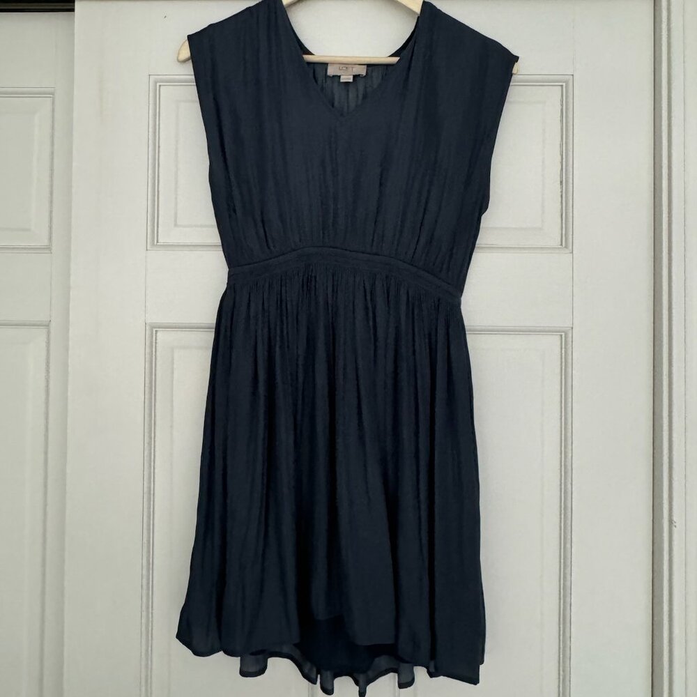 XSP Slate Blue Loft Outlet Mini Dress